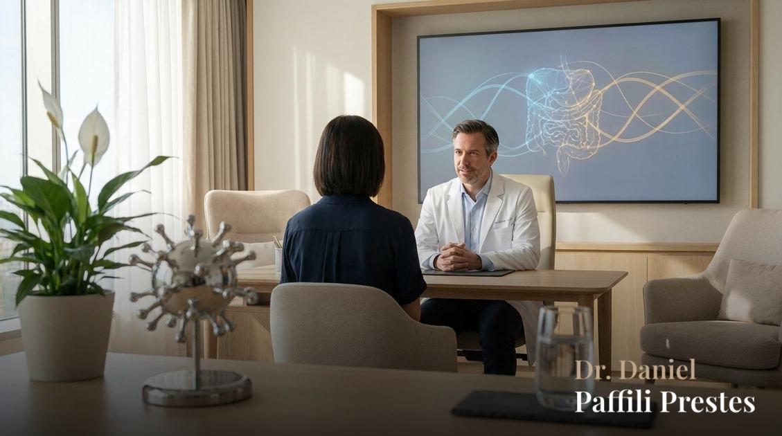 Dr. Daniel Prestes; Infectologista Vila Madalena; Infectologista Zona Oeste SP; Médico Infectologista Hospital Sírio-Libanês; Infectologista corpo clínico Albert Einstein; Infectologista perto do Beco do Batman; Infectologista Hospital Alemão Oswaldo Cruz; Infectologista Hospital Nove de Julho; Tratamento para SIBO e disbiose; Médico especialista em modulação intestinal; Microbiota e imunidade baixa; Candidíase de repetição tem cura?; Infecção urinária de repetição e intestino; Exames de metagenômica intestinal; Probióticos para imunidade; Tratamento de infecções recorrentes de mucosa; Onde fazer PrEP em São Paulo; Como funciona a PEP; Prevenção combinada ISTs; Médico infectologista LGBTQIA+ amigável; Check-up de doenças sexualmente transmissíveis; Prevenção de HIV e ISTs; Médico para imunidade baixa; Especialista em infecções recorrentes; Check-up infectológico completo; Vacinas para pacientes imunossuprimidos; Acompanhamento pós-transplante infectologia; Segunda opinião infectologia casos complexos; Vacinação de populações especiais; Médico infectologista particular SP; Consultoria sanitária para escolas; Protocolos de saúde em escolas; Palestras de saúde para pais e educadores; Vigilância sanitária em escolas; imunidade;febre;catapora